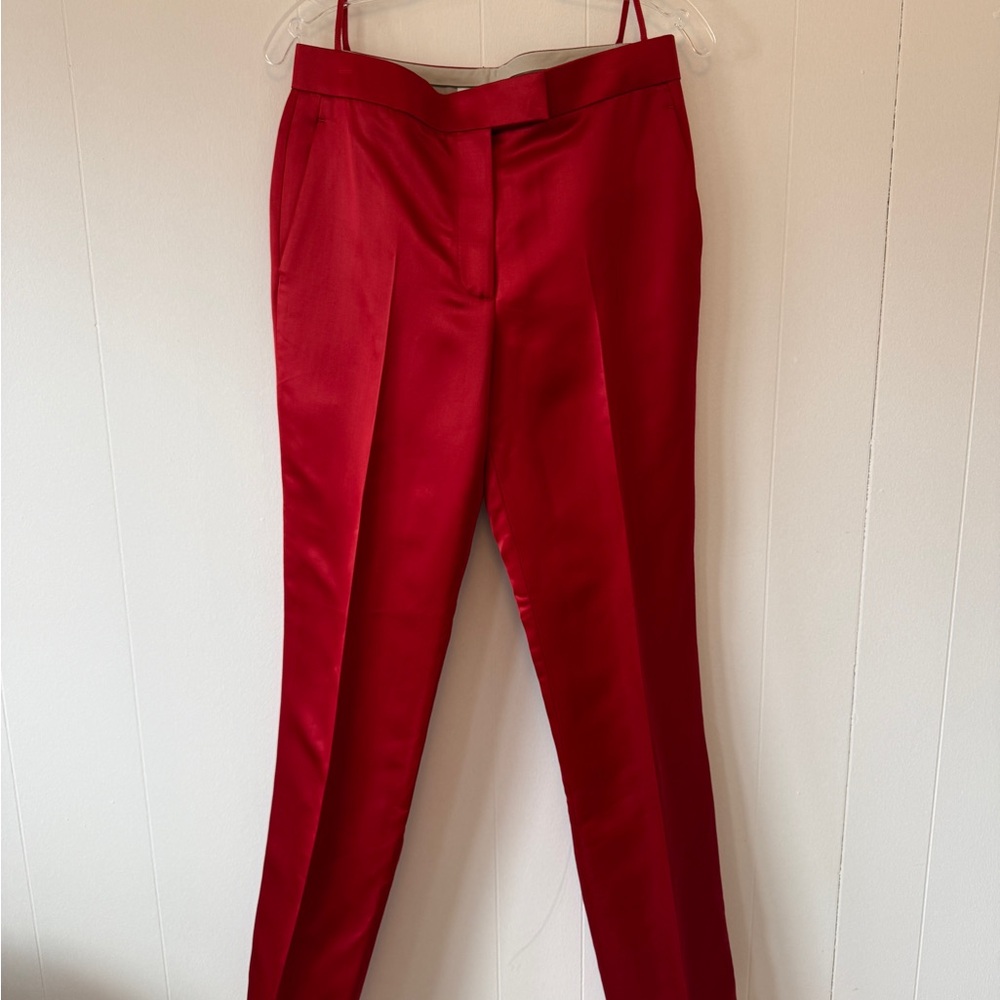 Helmut Lang Vibrant Red Women's Trousers